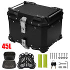 45l Tail Box Motorcycle Luggage Waterproof Scooter Trunk Storage Top Case F9d2