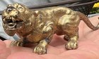 Antique Vienna Bronze Bergman Style Crouching Tiger Signed Bkc