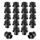 Set Of 20 33mm M22x1 5 X 19mm Wheel Nuts Sleeve Nuts M22-1 5x19mm Skirt Flange