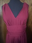 Ever Pretty Red Sleeveless Bridesmaid Dress Us 10 Regular Size V-neck Elegant