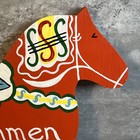 Swedish Vintage Dala Horse Hanging Welcome Sign-swedish Museum Swedesburg Iowa