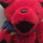 Vintage 1990 Liquid Blue 1st Generation Jointed Grateful Dead Red Plush Bear