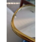 Vtg  Vanity Dresser Set 3 Piece Gold Tone Brush  Mirror  Comb Victorian Style