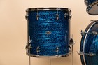 1970s Slingerland  new Rock  Blue Agate Drum Set
