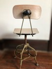 Industrial Swivel Adjustable Drafting Stool By Toledo Metal Furniture Co 
