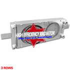 Universal Pocket Tucked Aluminum Radiator For Honda Civic Crx - Rh249525 3 Rows