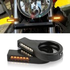 Motorcycle Front Fork Led Turn Signals Lights For Harley Sportster 1200 883 Dyna