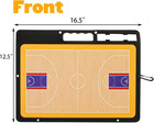 16 5 x12 5  Basketball Dry Erase Board For Coaches  Double-sided  Full   Half Co