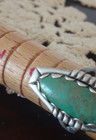 Navajo Sterling Silver Royston Turquoise Ring Sz 5 Vintage Natural Southwestern