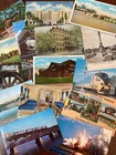 100 Lot Unused Vintage Postcards From Around United States 1900s-60s Free Ship