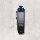 1x 1l Gradient Motivational Water Bottle With Time Marker     Bpa Free  Leakproof