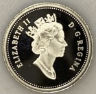 2001 Canada 10 Cents Proof Silver Heavy Cameo Dime Coin