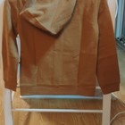Cat   Jack Unisex Kids Brown Solid Full Zip Hooded Hoodie W  Pockets S  6 7 