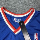 New York Knicks Nba Jersey Mens L Blue Basketball Retro V Neck