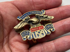 Vintage Harley Davidson Eagle Pin Made In Usa Est 1903 Enamel Biker Vest Hat