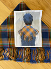 Authentic Norwegian Nordland Blue Bunad Shawl From Norway    Unknotted