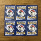 Pokemon 1st Edition Chinese Base Set Complete Non Holo Basic Energy Cards 97-102