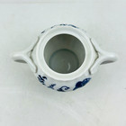 Blue Danube Sugar Bowl No Lid Ribbon Banner Meissen Blue Onion Vintage Us Patent