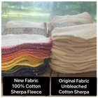 Mamabear 100  Cotton Sherpa Reusable Cloth Wipes  Family Cloth  Baby Wipes