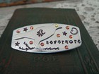 Raven Halloween Pin Edgar Allan Poe Nevermore Hand Stamped Jewelry
