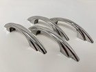 Set Of  4  Amerock E311 Vintage Mcm Chrome Cabinet Pulls - Similar To Youngstown