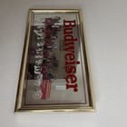 Budweiser Breweriana Mirror With Clydesdale Horse Team