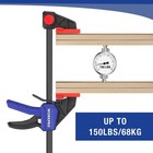 Workpro 12  Light Duty Bar Clamps 2pc Quick-release Wood Clamps spreader F Clamp