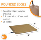 Heated Extreme Weather Outdoor Kitty Pad Petite  Waterproof Heated Cat Mat  Pet 