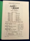 Land Rover Series I  1  80  Operation Manual April 1950 Very Good Condition