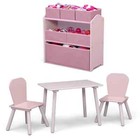 Delta Children 4-piece Toddler Playroom Set     Includes Play Table  2 Chairs And
