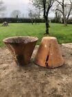 Pr Antique French Handmade Les Landes Terracotta Resin Collection Pots Herb Pots