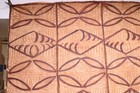 Large Vintage Tapa Bark Cloth Panel  Tonga  Polynesian  Fiji 60  X 60 