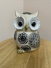 Black   White Owl Statue  Home Decor - Adorable Gifts With Details 