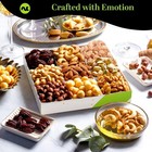 Nut Cravings - Green   White Gift Box     9 Gourmet Nuts  Father s Day Gift Tray
