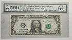 U s  - Series 1977 A   1 00 Federal Reserve Note  offset Printing Error 