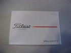 New  6 Dozen  72 Golf Balls Titleist White Velocity  No Extra Logos