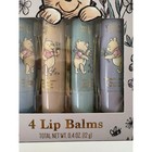 Disney Winnie The Pooh Lip Balm 4pk Plush Claw Clip And Bff Bracelet Bundle New
