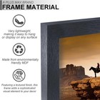 8x8 Picture Frame 2 Pack Black Engineered Wood For 8x8 Photo Poster Lightweight