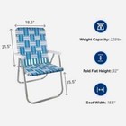 Sea Island Aluminum Webbed Classic Lawn Chair Made In The Usa