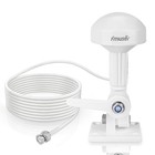 Gs100 Marine Gps Antenna For Boat With 20ft Cable - For Ship Navigation 