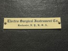Antique Electro Surgical Instrument Co  Urological Or Cystoscopic endoscopic Set