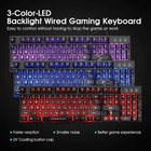 Rk100 3 Colors Led Backlit Mechanical Feeling Usb Wired Multimedia Gaming Keyboa