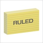 Oxford Ruled Color Index Cards  3  X 5   100 Count  pack Of 1   Canary