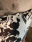Ralph Lauren  seville  Collection Black Ivory Abstract Paisley Euro Shams  2l