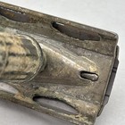 Vintage 1930s Gillette 3 Piece Heavy Tech De Safety Razor W  Blades Antique