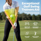The Connector Golf Training Aid  Upgraded Golf Swing Trainer For Posture Correct