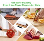 Premium Knife Sharpening Stone Set 1000 6000 2 Side Whetstone Holder Bamboo Base