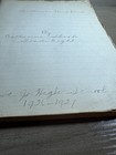 1926-27 Elm Grove Wv School Workbook Archive Handwritten Student Notebook Bank