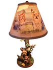 Yorkshire Terrier Accent Lamp By Linda Picken Bradford Exchange Youthful Yorkies