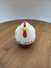Vintage Chicken Kitchen Timer 60 Min Retro Red White Rooster Timer Works 